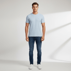 Men’S Slim Fit Waffle Knit Crew Neck Tee S - Shop Giordano