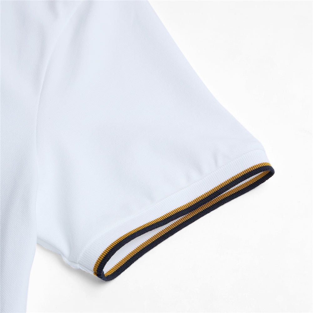 Men’S Slim Pique Polo With Contrast Collar & Signature Embroidery S - Shop Giordano