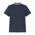 Men’S Slim Pique Polo With Contrast Collar & Signature Embroidery S - Shop Giordano