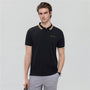 Men’S Slim Pique Polo With Contrast Collar & Signature Embroidery S - Shop Giordano