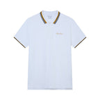 Men’S Slim Pique Polo With Contrast Collar & Signature Embroidery S - Shop Giordano