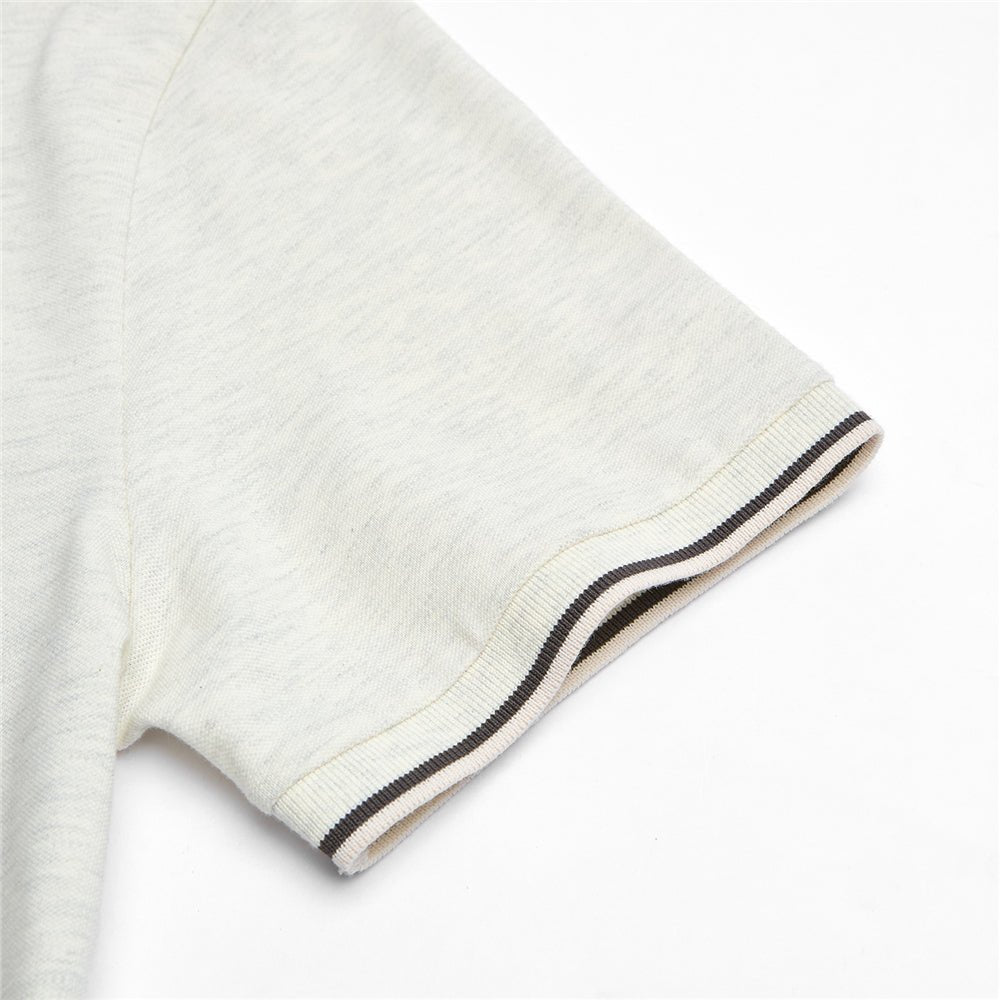 Men’S Slim Pique Polo With Flat Knit Collar & Embroidery S - Shop Giordano