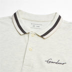 Men’S Slim Pique Polo With Flat Knit Collar & Embroidery S - Shop Giordano