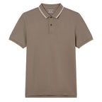 Men’S Slim Pique Solid Polo With Flat Knit Collar S - Shop Giordano
