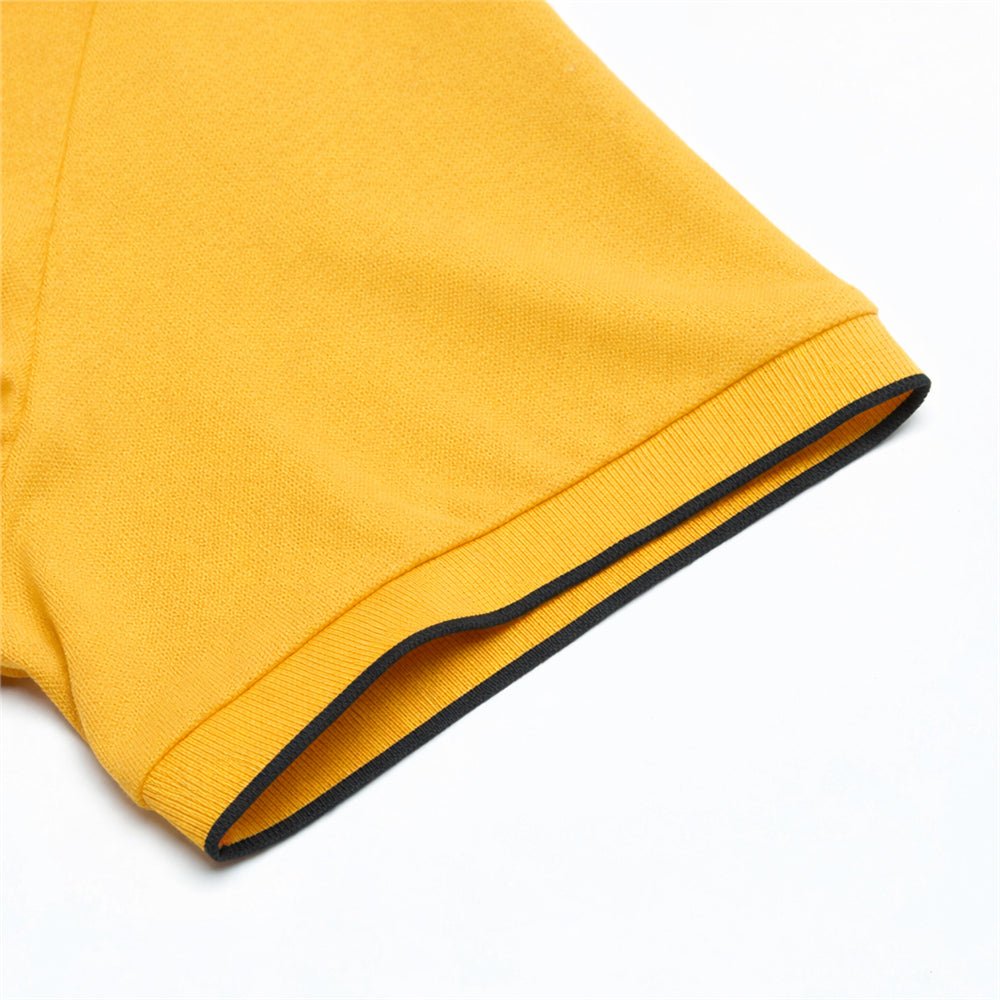 Men’S Slim Pique Solid Polo With Flat Knit Collar S - Shop Giordano