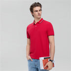 Men’S Slim Pique Solid Polo With Flat Knit Collar S - Shop Giordano