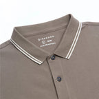 Men’S Slim Pique Solid Polo With Flat Knit Collar S - Shop Giordano