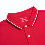 Men’S Slim Pique Solid Polo With Flat Knit Collar S - Shop Giordano