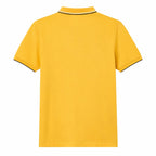 Men’S Slim Pique Solid Polo With Flat Knit Collar S - Shop Giordano