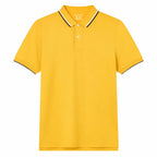 Men’S Slim Pique Solid Polo With Flat Knit Collar S - Shop Giordano