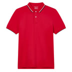 Men’S Slim Pique Solid Polo With Flat Knit Collar S - Shop Giordano