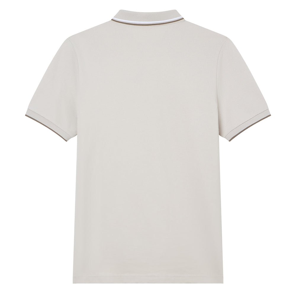 Men’S Slim Pique Solid Polo With Flat Knit Collar S - Shop Giordano