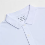 Men’S Slim Solid Pique Polo With Flat Knit Collar & Soft Finish S - Shop Giordano