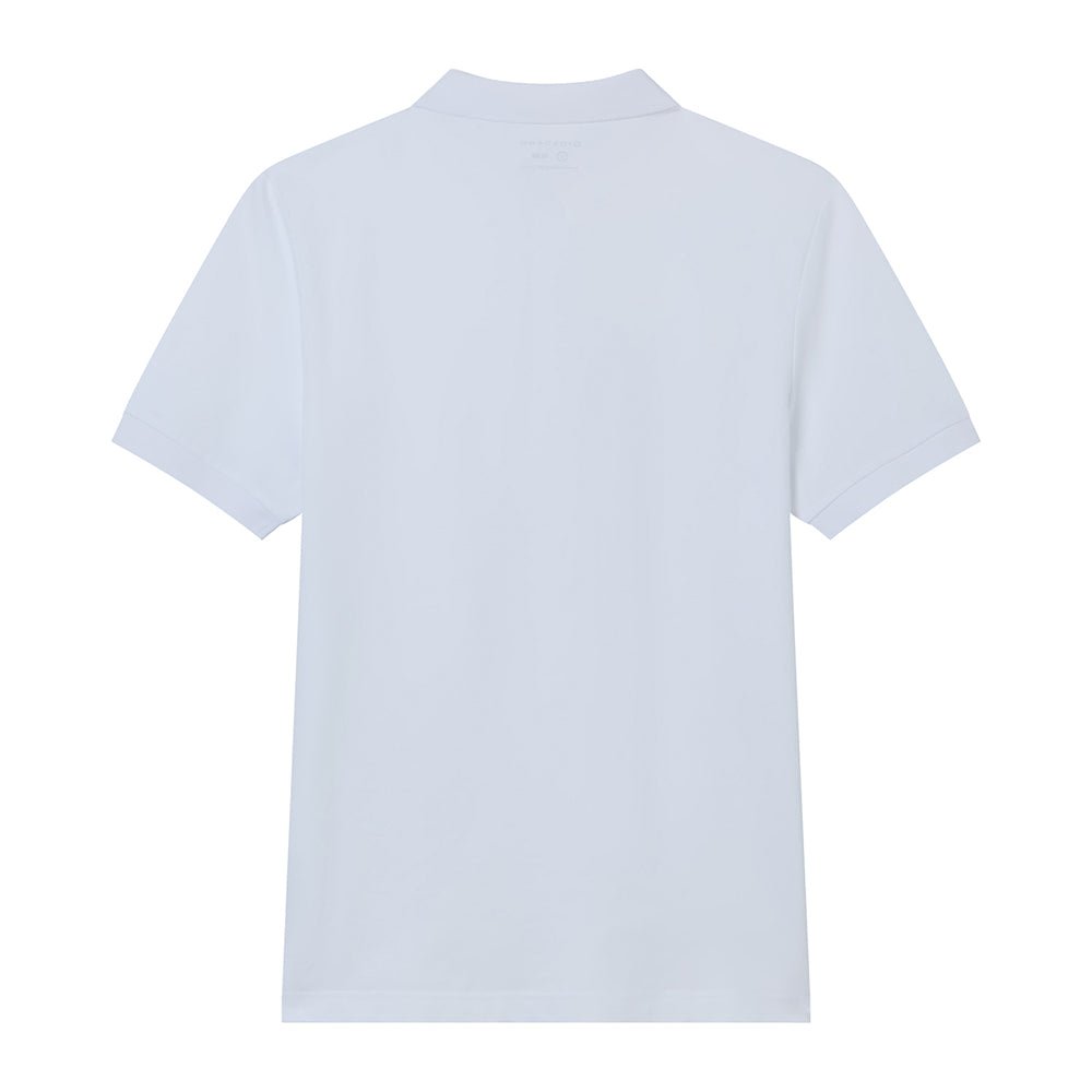 Men’S Slim Solid Pique Polo With Flat Knit Collar & Soft Finish S - Shop Giordano