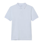 Men’S Slim Solid Pique Polo With Flat Knit Collar & Soft Finish S - Shop Giordano