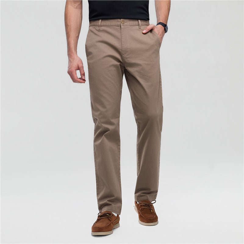 Men’S Slim Taper Stretch Cotton Khaki Pants 30 - Shop Giordano