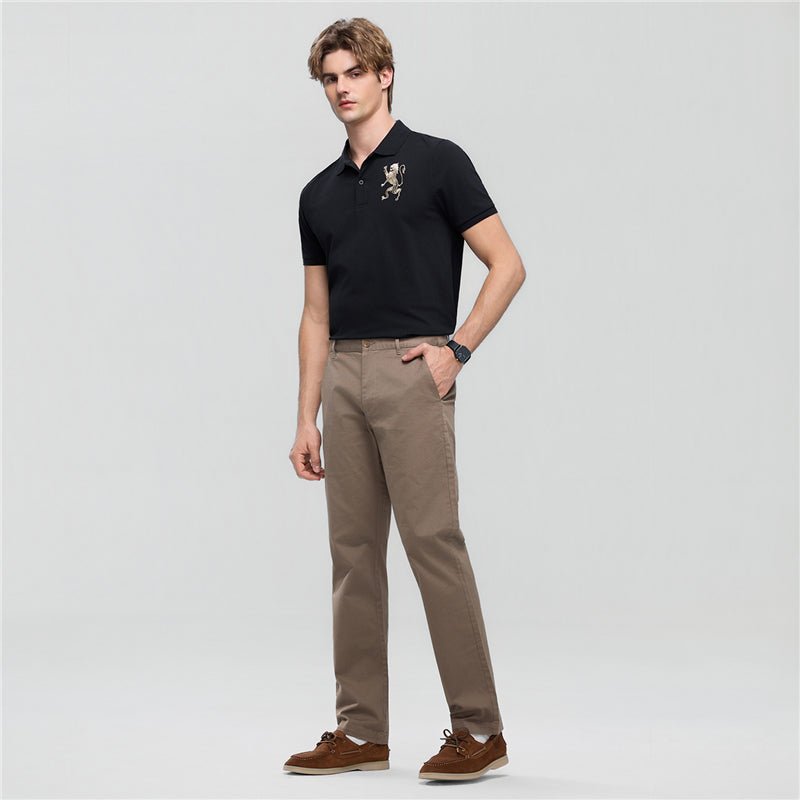 Men’S Slim Taper Stretch Cotton Khaki Pants 30 - Shop Giordano