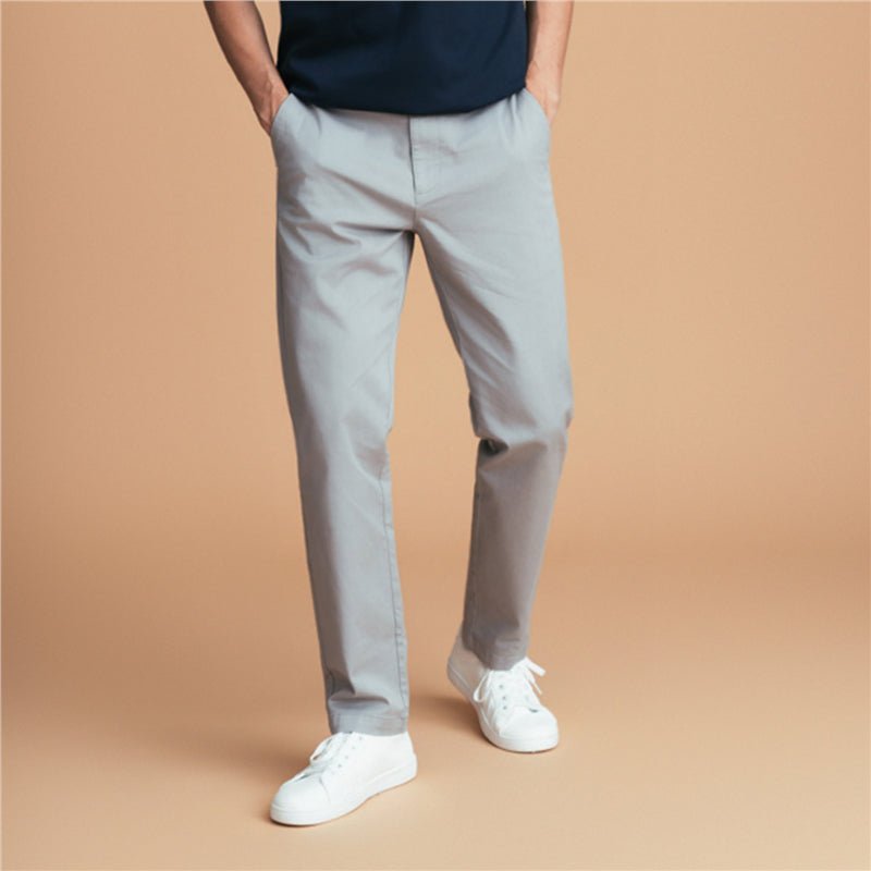 Men’S Slim Taper Stretch Cotton Khaki Pants 30 - Shop Giordano