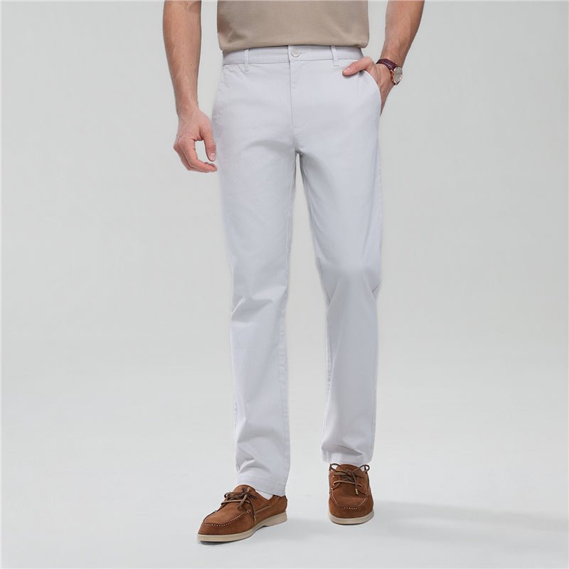 Men’S Slim Taper Stretch Cotton Khaki Pants 30 - Shop Giordano