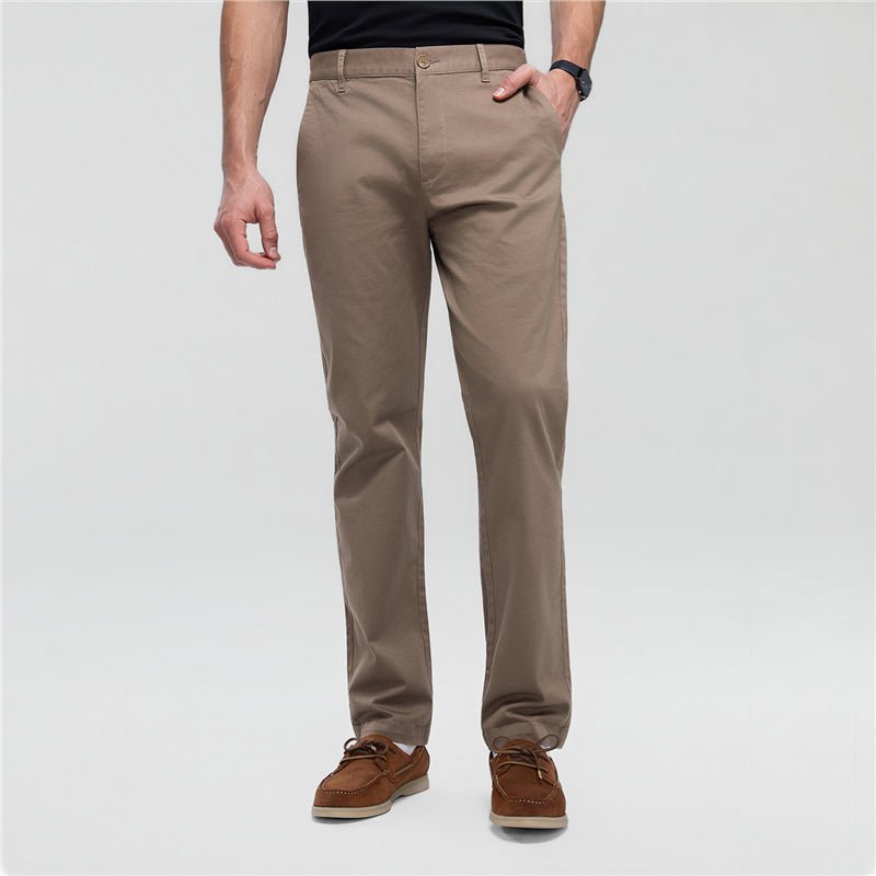 Men’S Slim Taper Stretch Cotton Khaki Pants 30 - Shop Giordano