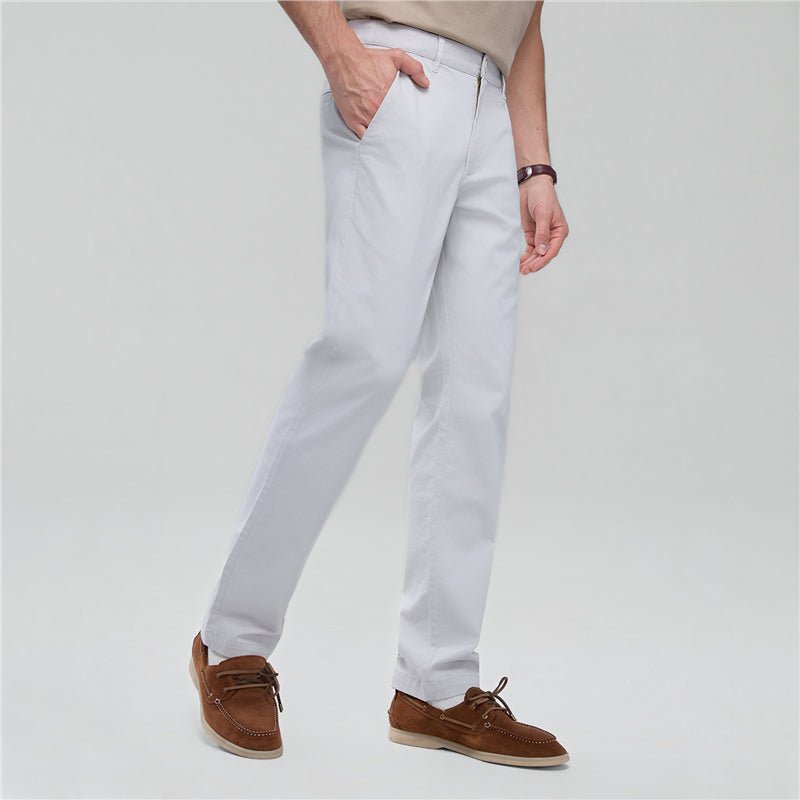 Men’S Slim Taper Stretch Cotton Khaki Pants 30 - Shop Giordano