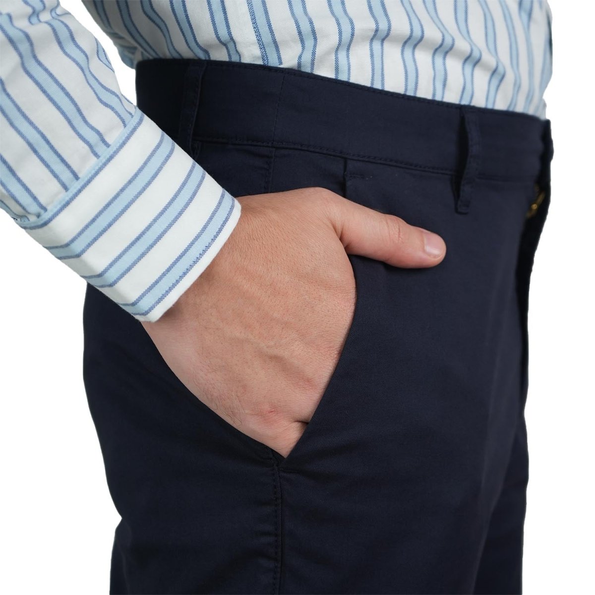 Men's Slim Taper Stretch Twill Pants 30 - Shop Giordano