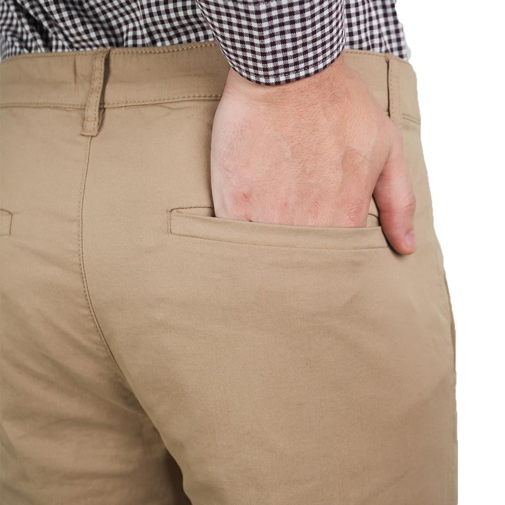 Men's Slim Taper Stretch Twill Pants 30 - Shop Giordano