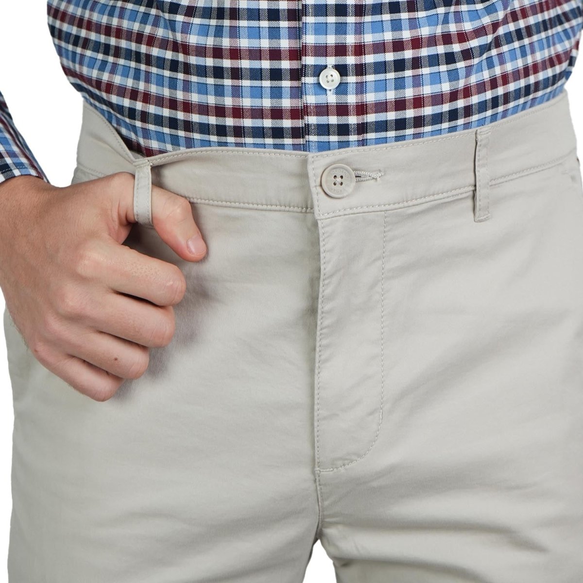 Men's Slim Taper Stretch Twill Pants 30 - Shop Giordano