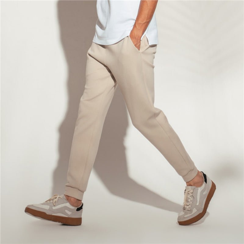 Men’S Slim Tapered Air Double Knit Joggers S - Shop Giordano