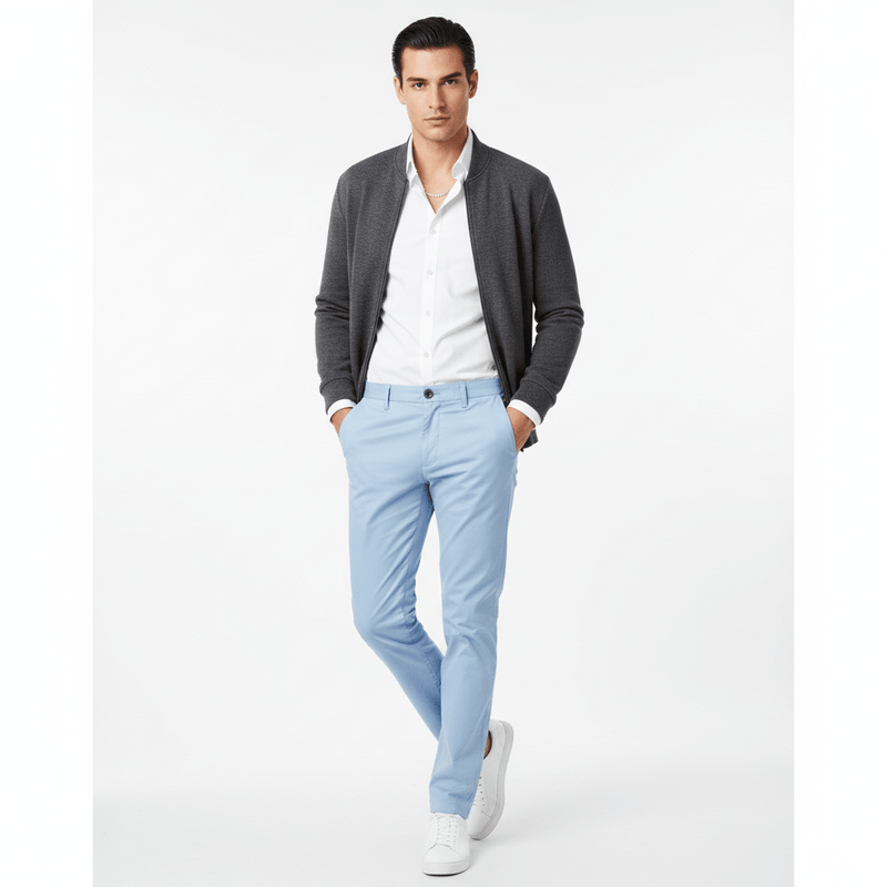 Giordano Men's Slim Tapered Khakis - first_variant_option_2 Premium Pants for Giordano