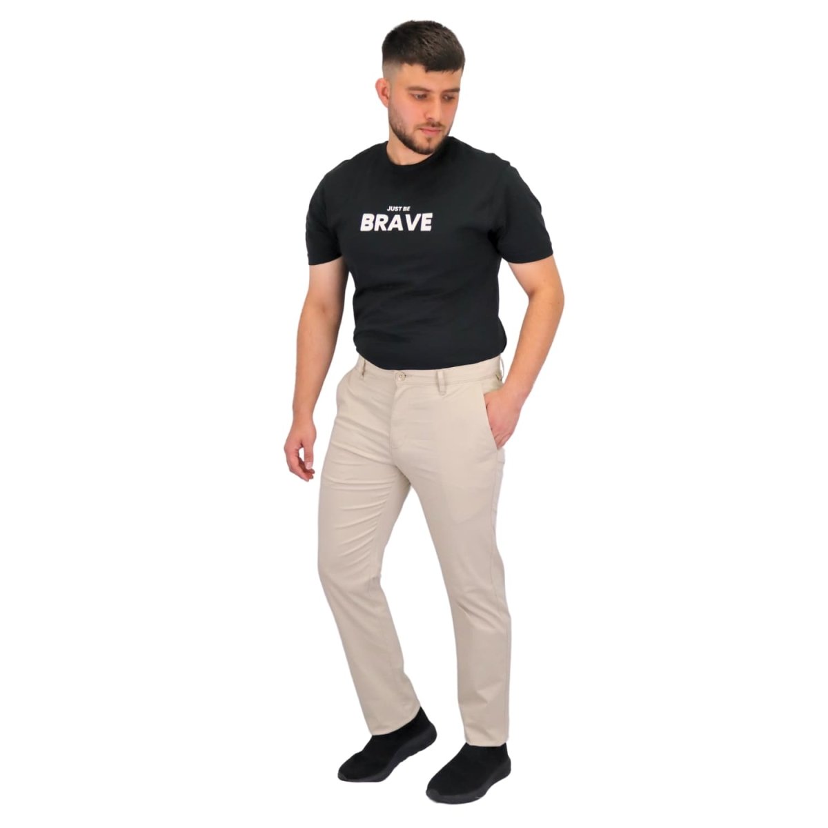 Men's Slim Tapered Khakis - Giordano