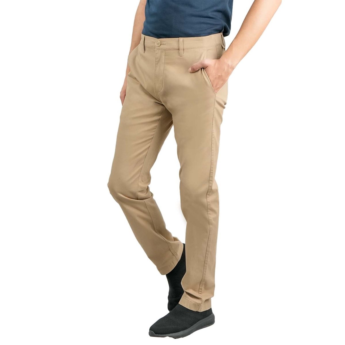 Men's Slim Tapered Khakis - Giordano