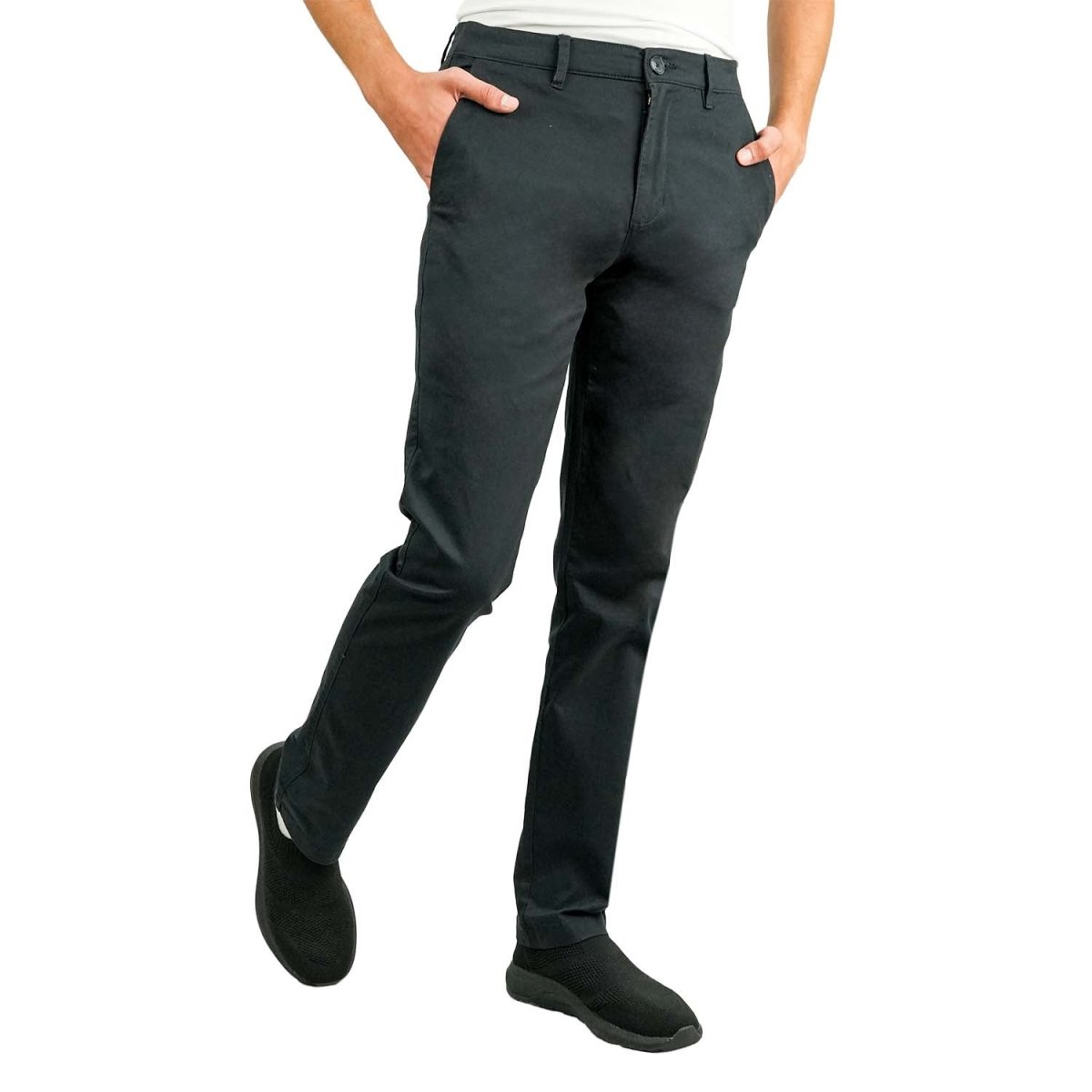 Men's Slim Tapered Khakis - Giordano