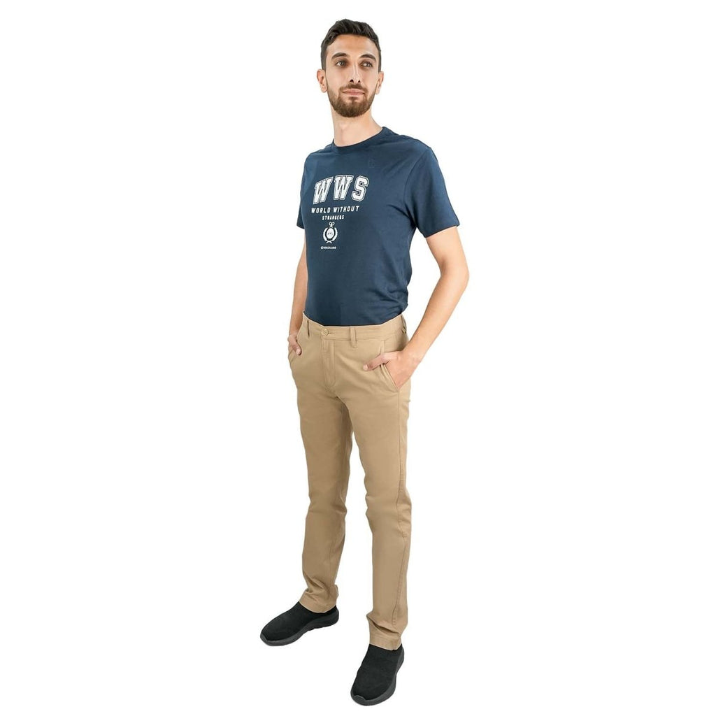 Men's Slim Tapered Khakis 30 - Shop Giordano