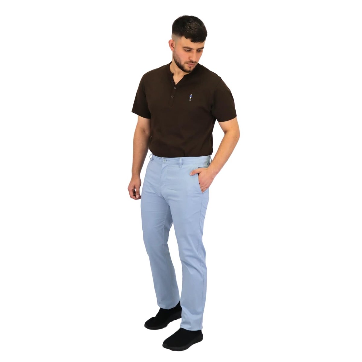 Men's Slim Tapered Khakis - Giordano