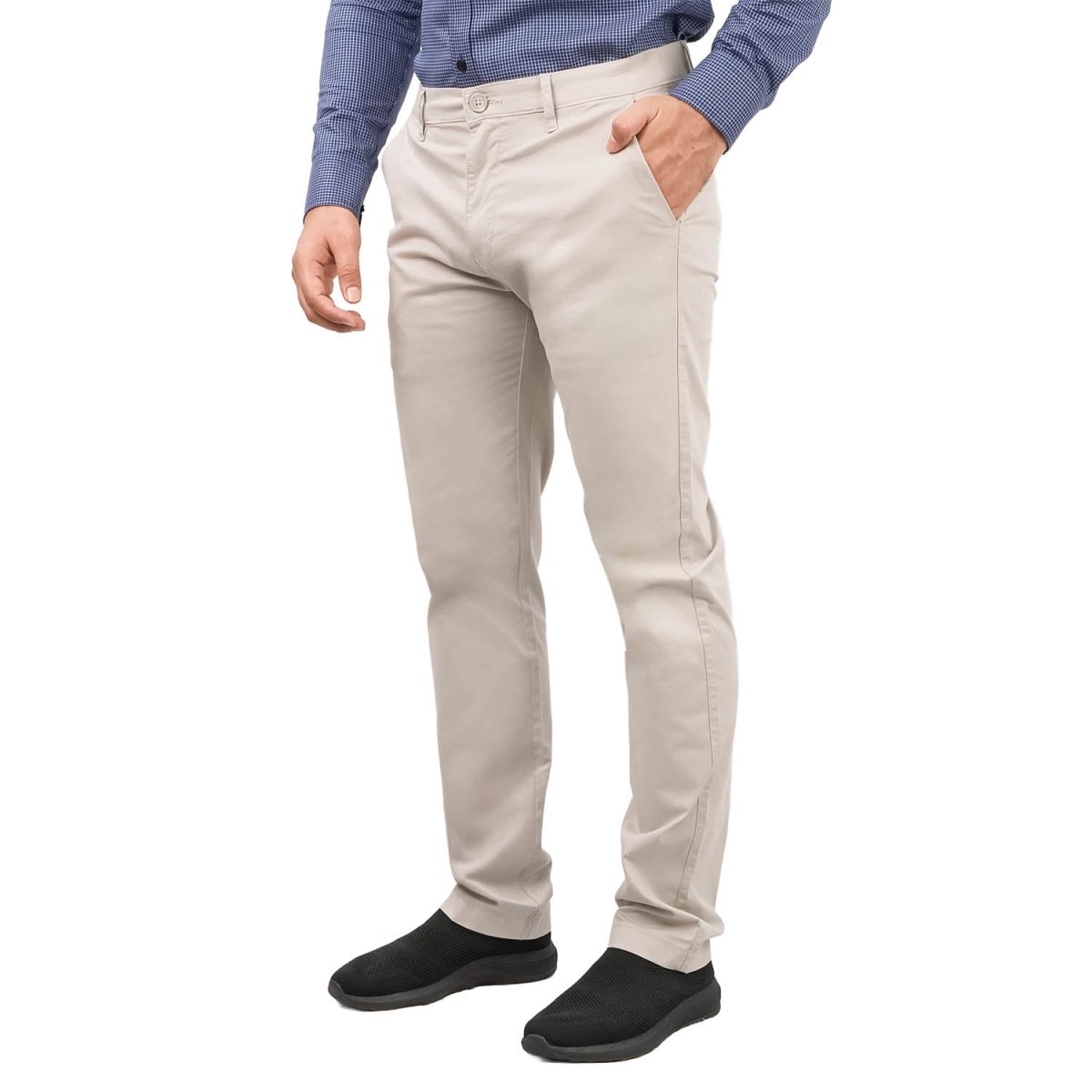 Men's Slim Tapered Khakis - Giordano