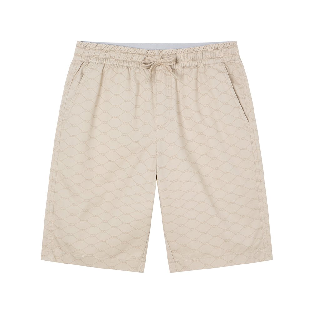 Men’S Slim Twill Bermuda Shorts With Elastic Waist S - Shop Giordano