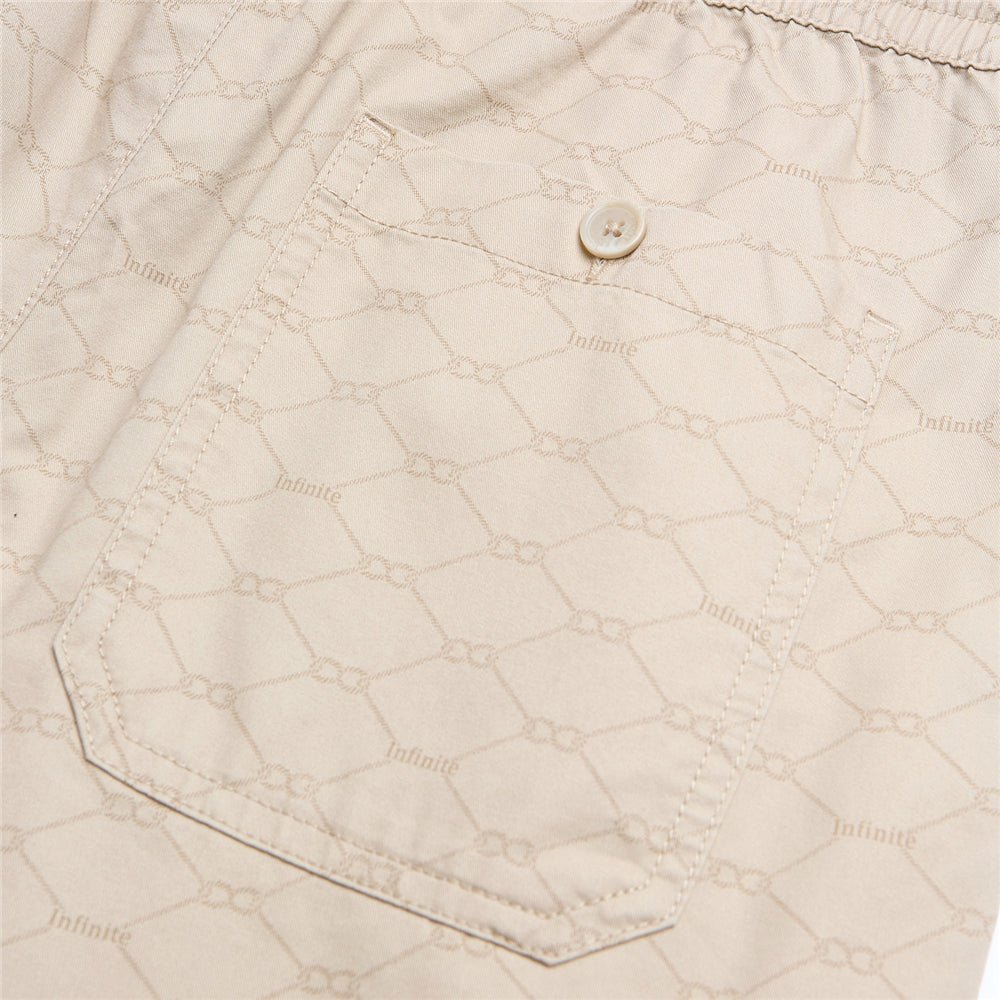 Men’S Slim Twill Bermuda Shorts With Elastic Waist S - Shop Giordano