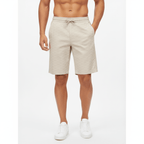 Men’S Slim Twill Bermuda Shorts With Elastic Waist S - Shop Giordano