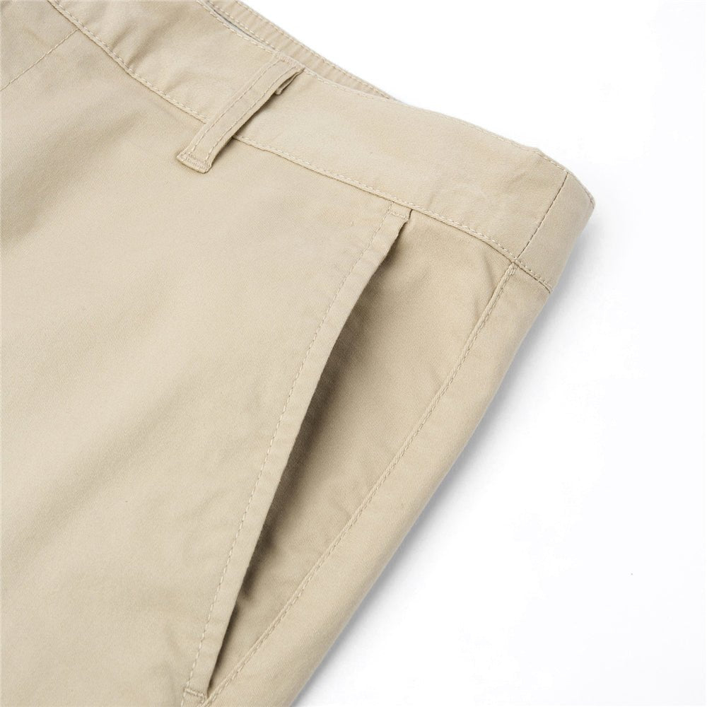 Men’S Slim Twill Bermuda Shorts With Stretch Waist 30 - Shop Giordano