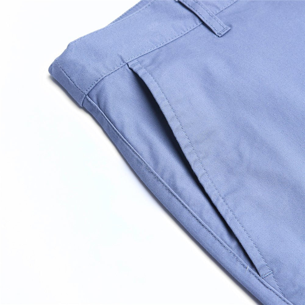 Men’S Slim Twill Bermuda Shorts With Stretch Waist 30 - Shop Giordano