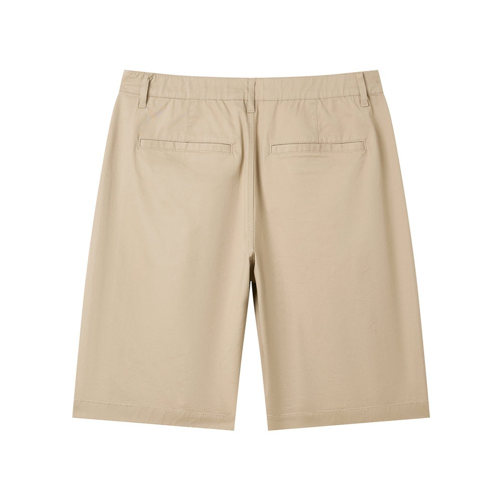 Men’S Slim Twill Bermuda Shorts With Stretch Waist 30 - Shop Giordano