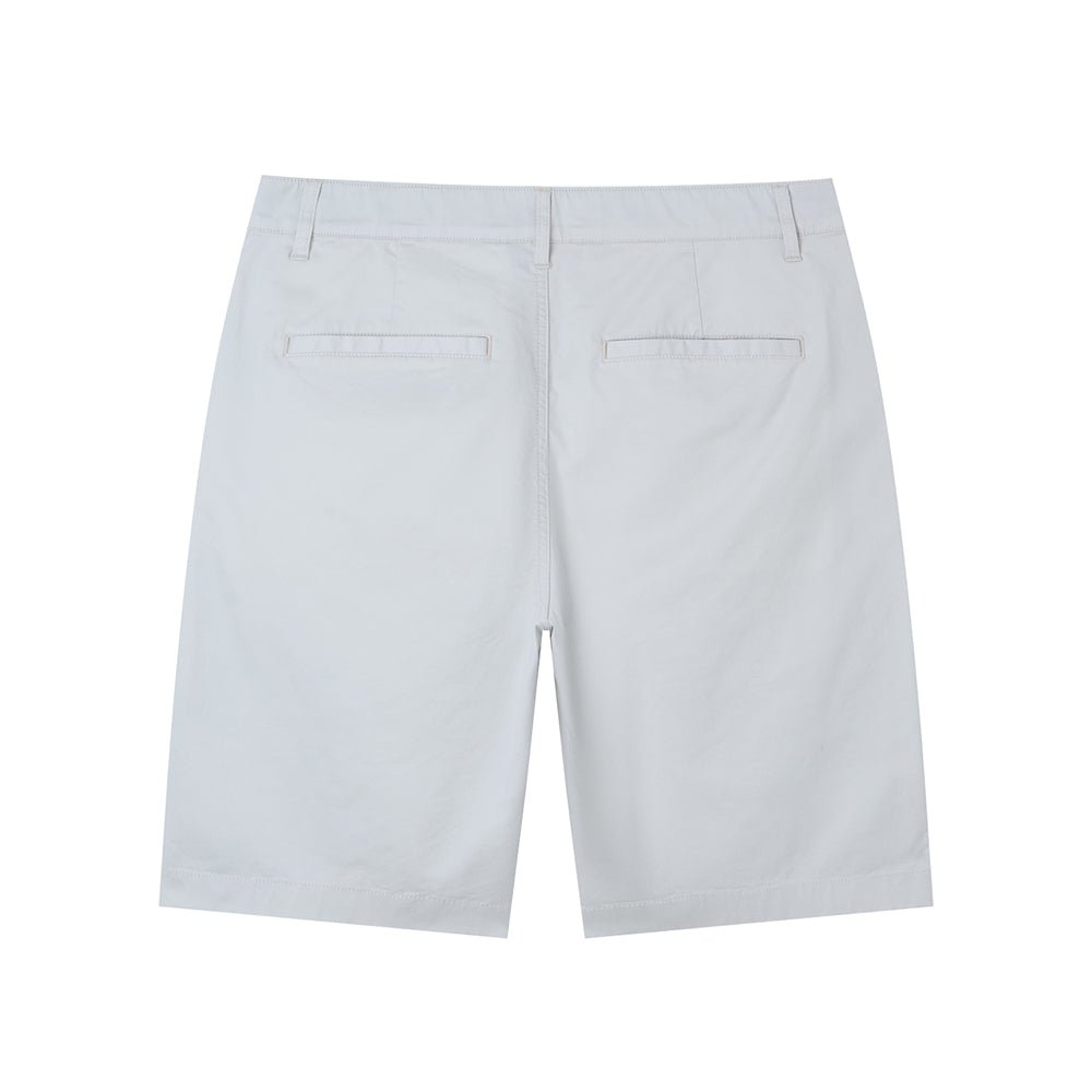 Men’S Slim Twill Bermuda Shorts With Stretch Waist 30 - Shop Giordano