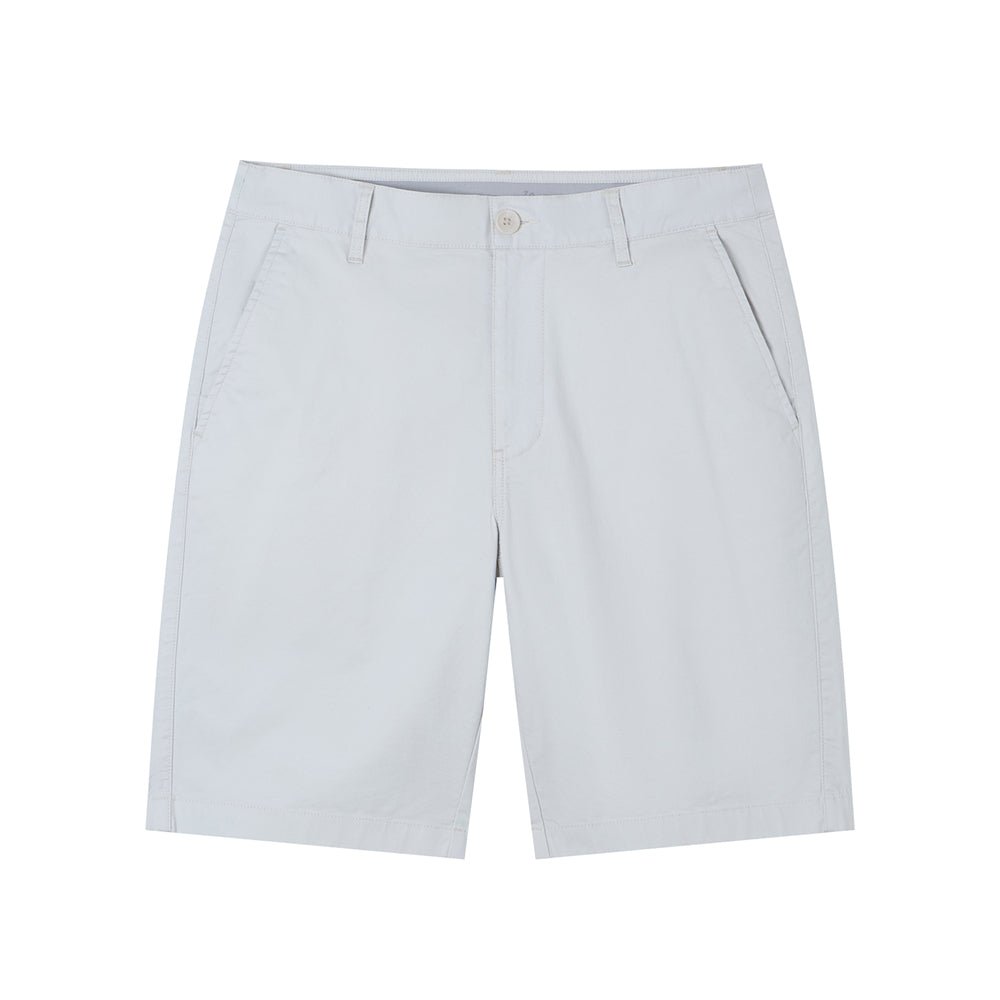 Men’S Slim Twill Bermuda Shorts With Stretch Waist 30 - Shop Giordano