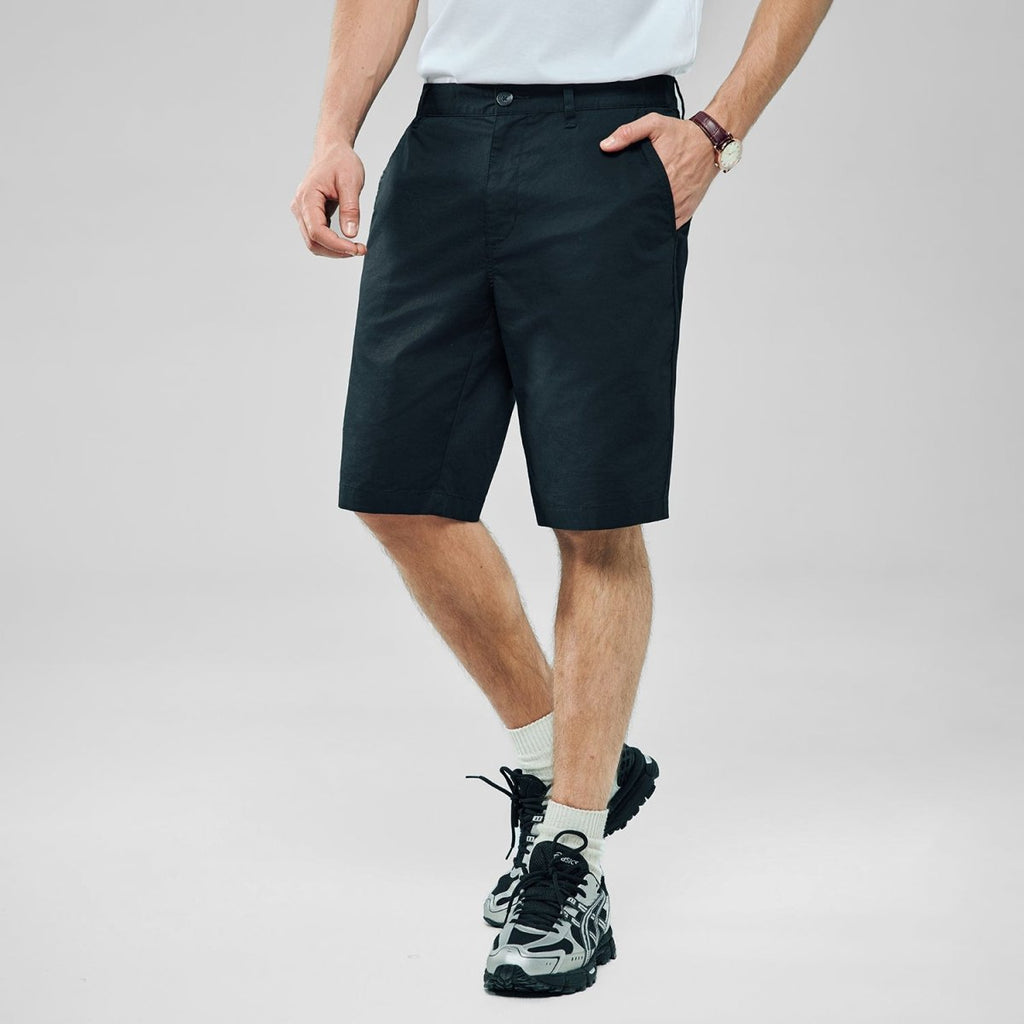 Giordano Men's Slim Twill Bermuda Shorts With Stretch Waist - first_variant_option_2 Premium Shorts for Giordano