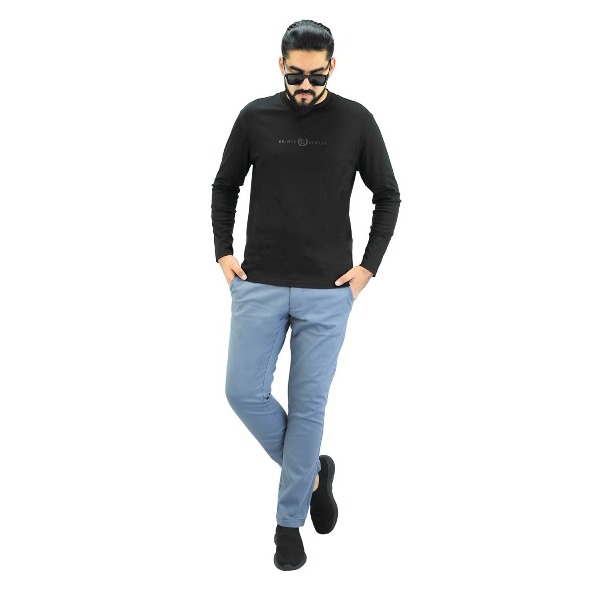 Men's Smart Collar Print Tee | Liquid Touch Comfort - Giordano