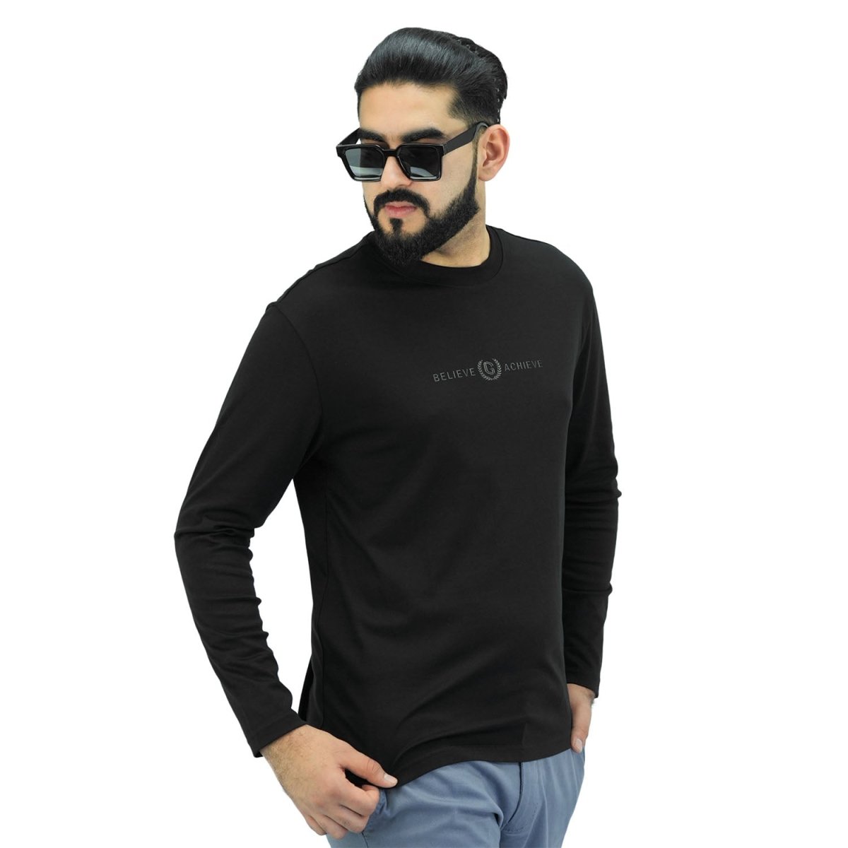 Men's Smart Collar Print Tee | Liquid Touch Comfort - Giordano