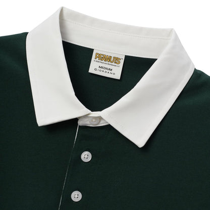 Men's Snoopy Bold Polo: Relaxed Fit, 100% Cotton Comfort - Giordano