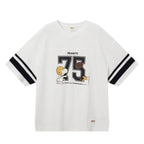 Giordano Men's Snoopy Peanuts 75 Football Print Tee - Premium Print Tee