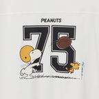 Giordano Men's Snoopy Peanuts 75 Football Print Tee - Premium Print Tee